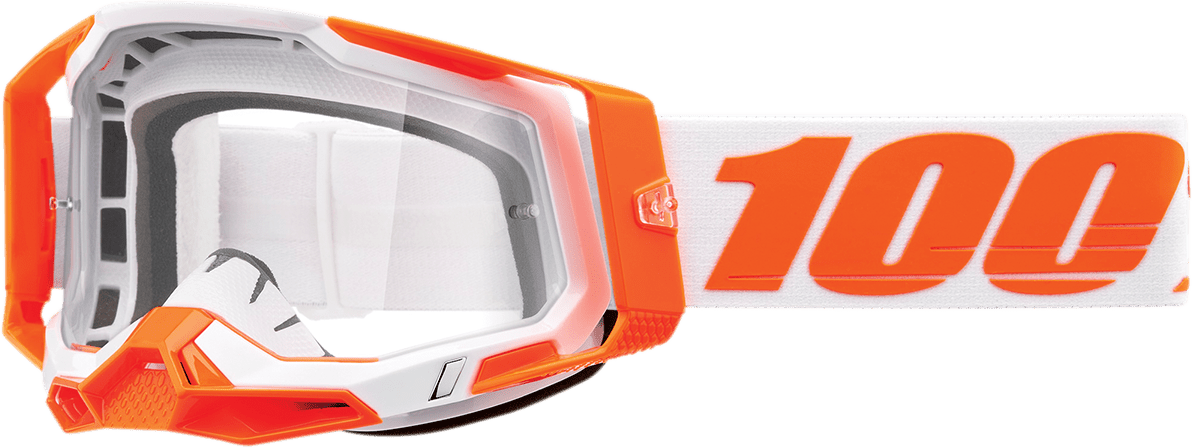 100% Racecraft 2 Goggles - Clear Lens - Part Number 50009 - 00013 - Moto - House MX