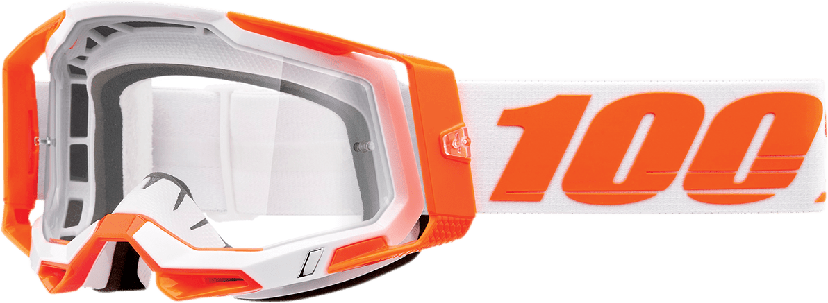 100% Racecraft 2 Goggles - Clear Lens - Part Number 50009 - 00013 - Moto - House MX
