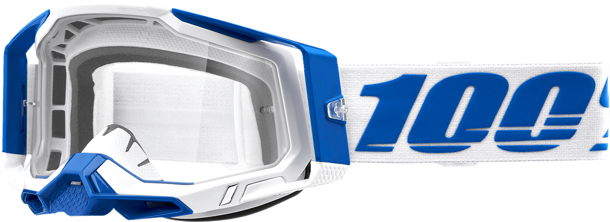 100% Racecraft 2 Goggles - Isola - Clear - Part Number 50009 - 00005 - Moto - House MX