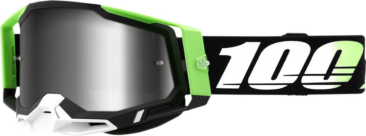 100% Racecraft 2 Goggles - Kalkuta - Silver Mirror (Part Number: 50010 - 00006) - Moto - House MX