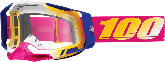 100% Racecraft 2 Goggles - Mission - Clear - Part Number 50009 - 00012 - Moto - House MX