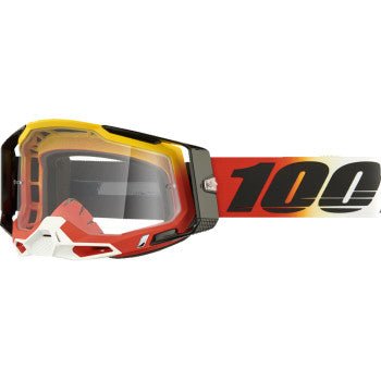 100% Racecraft 2 Goggles - Ogusto - Clear - 50009 - 00024 - Motocross MX - Moto - House MX