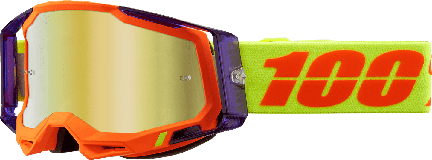 100% Racecraft 2 Goggles - Panam - Gold Mirror 50010 - 00021 - Moto - House MX