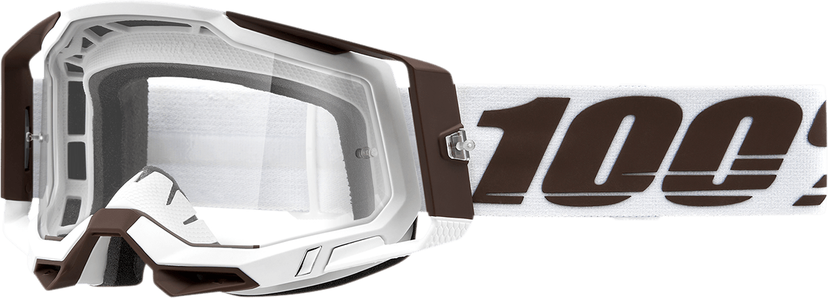 100% Racecraft 2 Goggles - Snowbird - Clear - Part Number 50009 - 00007 - Moto - House MX