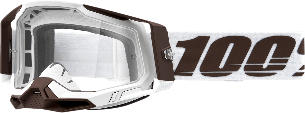 100% Racecraft 2 Goggles - Snowbird - Clear - Part Number 50009 - 00007 - Moto - House MX