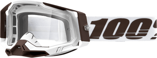 100% Racecraft 2 Goggles - Snowbird - Clear - Part Number 50009 - 00007 - Moto - House MX