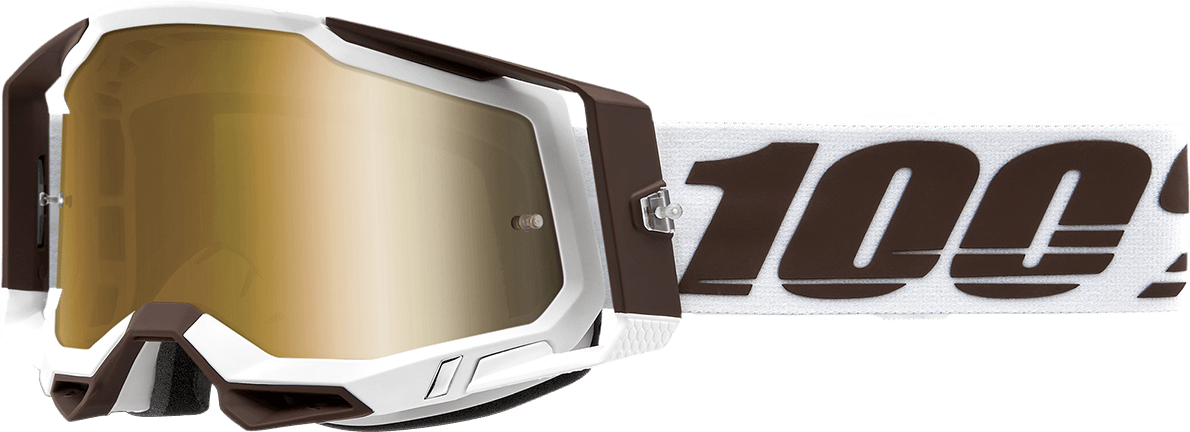 100% Racecraft 2 Goggles - Snowbird - True Gold 50010 - 00007 - Moto - House MX