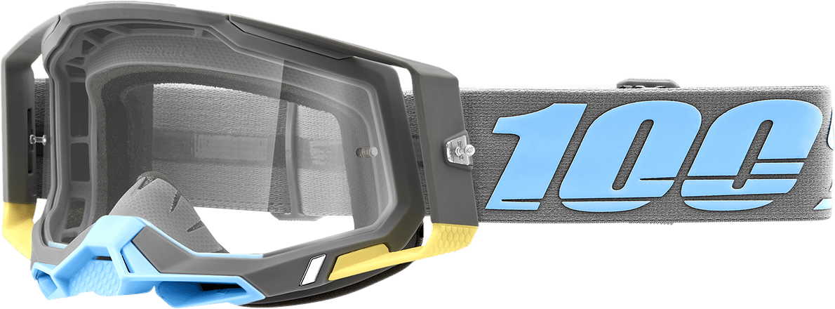 100% Racecraft 2 Goggles - Trinidad - Clear 50009 - 00008 - Moto - House MX