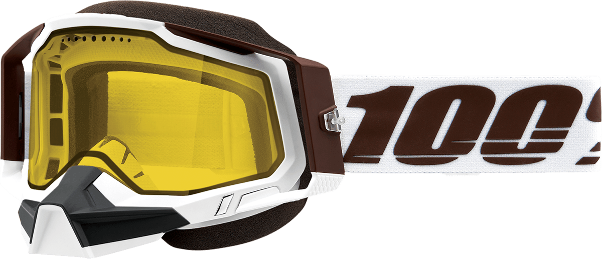 100% Racecraft 2 Snow Goggles - Snowbird - Yellow - Part Number 50011 - 00005 - Moto - House MX
