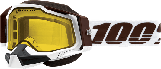 100% Racecraft 2 Snow Goggles - Snowbird - Yellow - Part Number 50011 - 00005 - Moto - House MX