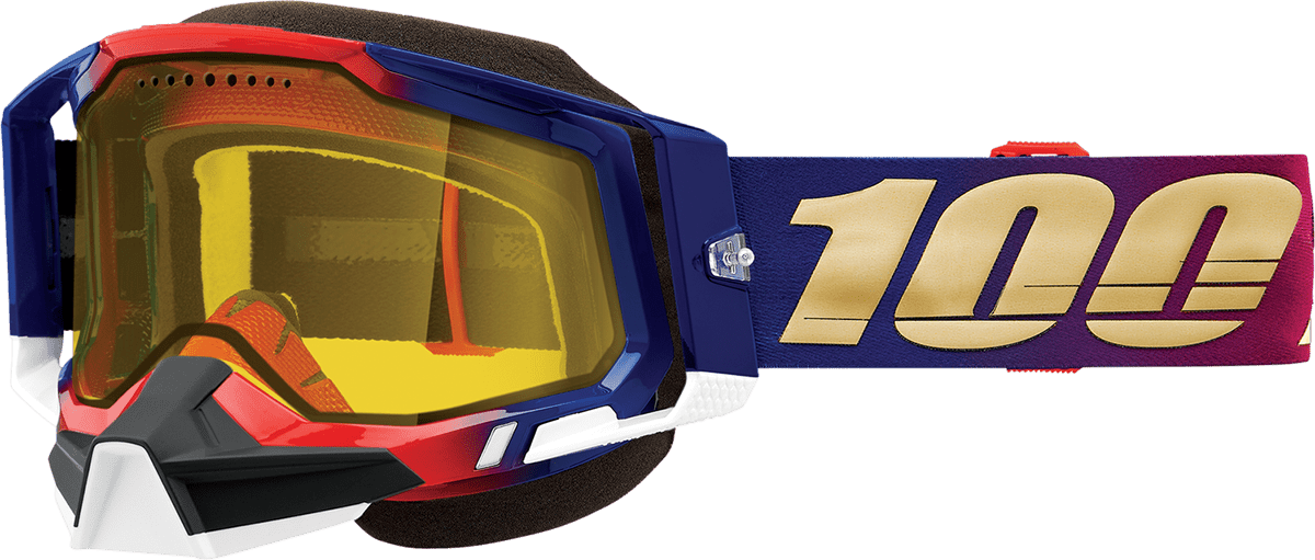 100% Racecraft 2 Snow Goggles - United - Yellow 50011 - 00006 - Moto - House MX