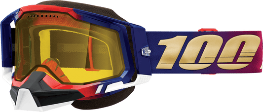 100% Racecraft 2 Snow Goggles - United - Yellow 50011 - 00006 - Moto - House MX