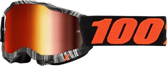 100% Youth Accuri 2 Goggles - Geospace - Red Mirror 50025 - 00004 - Moto - House MX