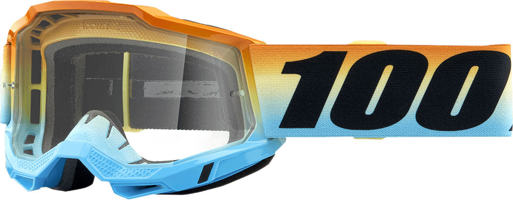 100% Youth Accuri 2 Goggles - Sunset - Clear - Part Number 50024 - 00006 - Moto - House MX