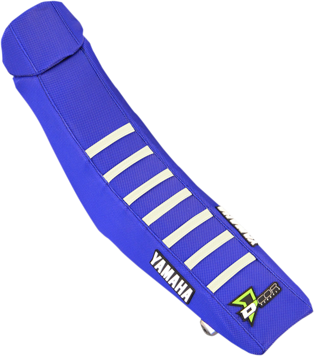 D'COR VISUALS 30-50-065 YZ65 Seat Cover Blue/White 2018-2026 Motocross
