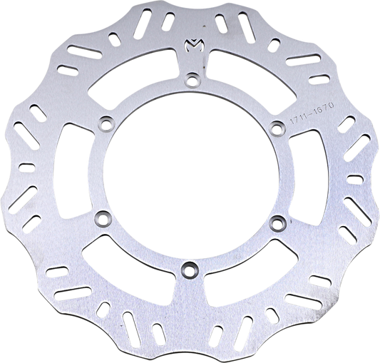 Moose Offroad 1711-1670 Rear Brake Rotor 240mm Stainless Steel for 2013-2025 Beta RR Race Edition Fitment - Moto-House MX