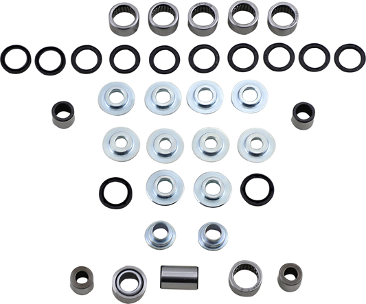 MOOSE OFFROAD 1302-0676 Complete Rear Suspension Linkage Rebuild Kit with Needle Bearings Spacers Seals Hardened Pins and Lower Shock Bearing for Beta EVO 125 200 250 290 300 RR - Moto-House MX