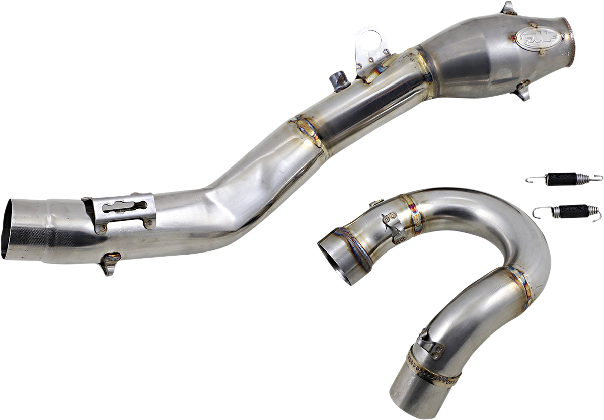 FMF Megabomb Head Pipe with Mid Pipe - Stainless Steel 045661
