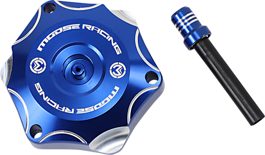 Moose Offroad T03-4132L Aluminum Gas Cap for Yamaha - Durable Billet Aluminum Fitment
