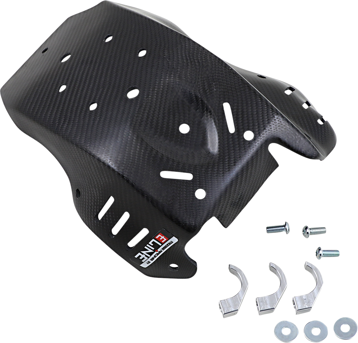 Moose Offroad Carbon Fiber Skid Plate MSP2316W - Husqvarna / KTM FE / XC 2020-2023