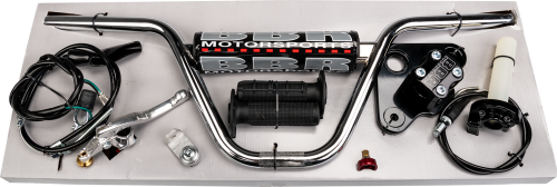 BBR Handlebar & Tripple Clamp Compleate Kit Black - 510-HXR-5011 - XR50R, CRF50F | Moto-House MX