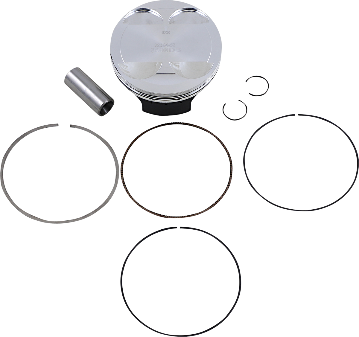 WOSSNER 8608DB Piston Kit 95.97mm Honda CRF250R 2007-2023