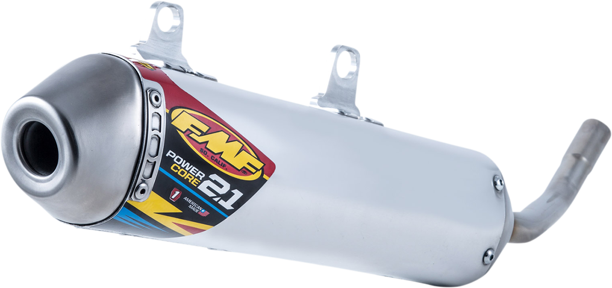 FMF Powercore 2.1 Muffler Aluminum 025278 for 4-Stroke Bikes