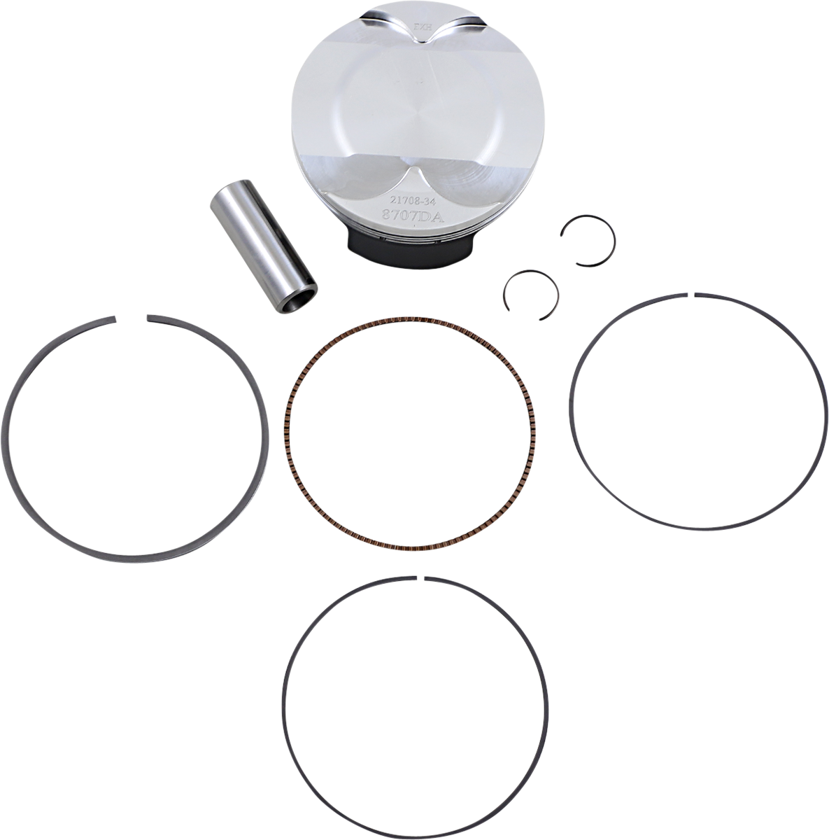 WOSSNER 8707DA Piston Kit - 94.95 mm for Husaberg & KTM 8707DA