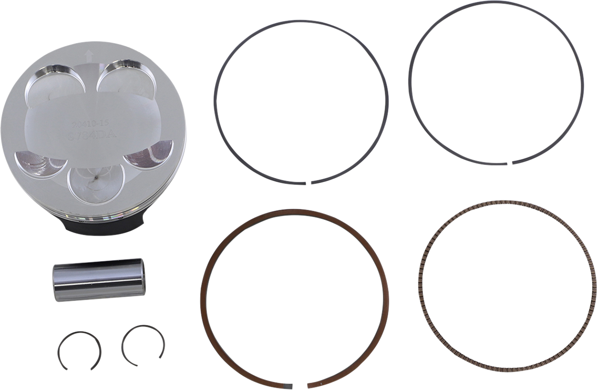 WOSSNER 8784DA Piston Kit - 94.95 mm for Yamaha Motorcycles 2000-2023