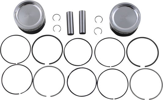 WOSSNER K8877DA-2 Piston Kit - 79.93 mm for Polaris ATV/UTV 2020-2024
