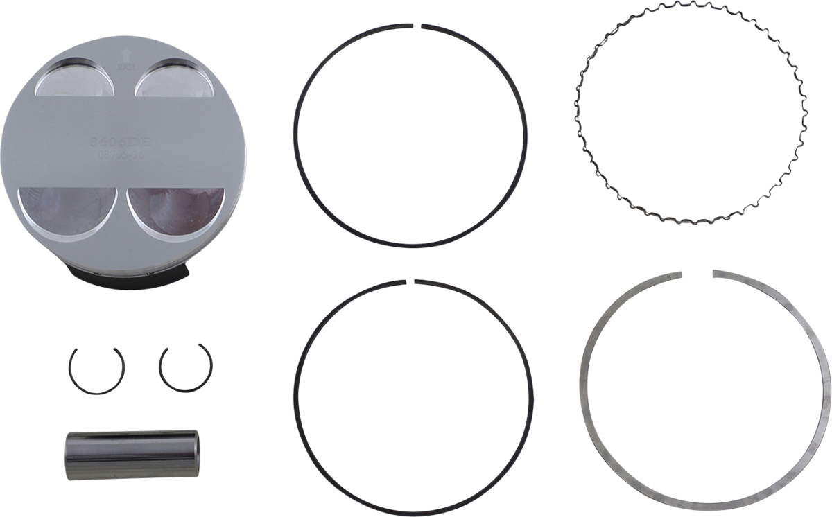 WOSSNER 8606DB Piston Kit - 95.47 mm for Suzuki Motorcycles 2000-2023