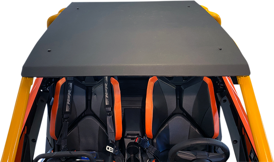 MOOSE OFFROAD V000219-11056M One-Piece Black Polyethylene Roof with Cargo Tray for Polaris RZR PRO XP - Moto-House MX