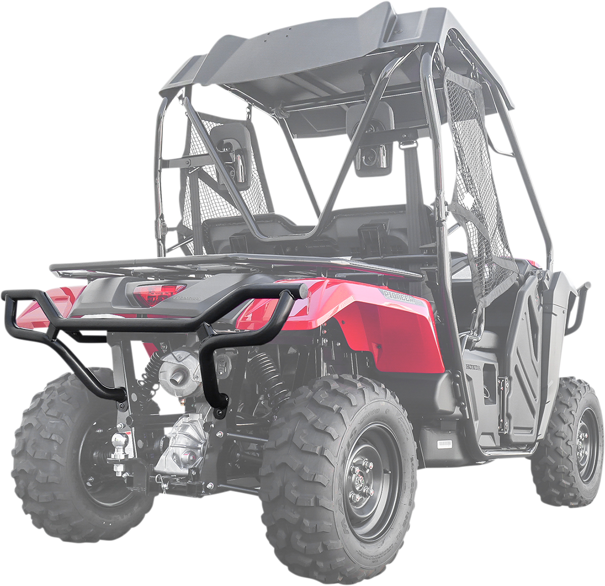 MOOSE OFFROAD 2444.2141.1 2015-2023 Honda Pioneer Rear Bumper
