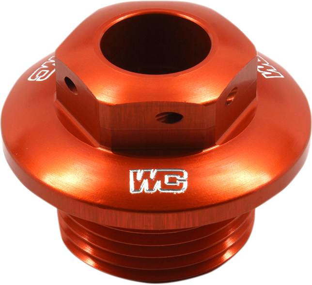 Works Connection KTM 24-380 Steering Stem Nut - Orange for Off-Road & Motocross