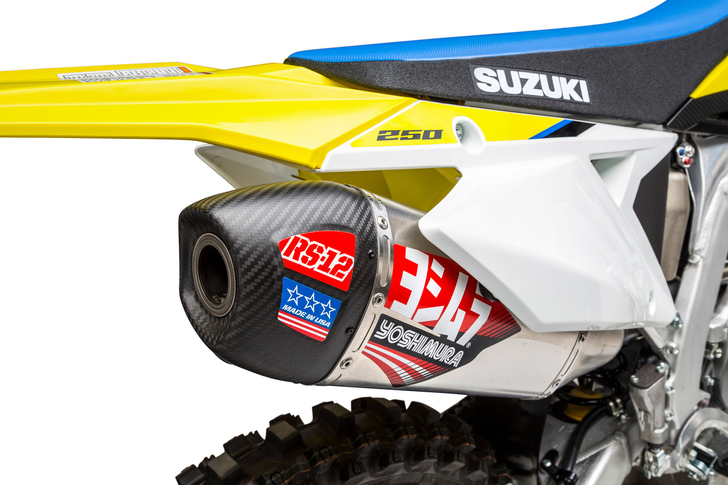 Yoshimura 218320S320 RS-12 Stainless Full Exhaust System for 2019-2026 Suzuki RM-Z250 - Moto-House MX