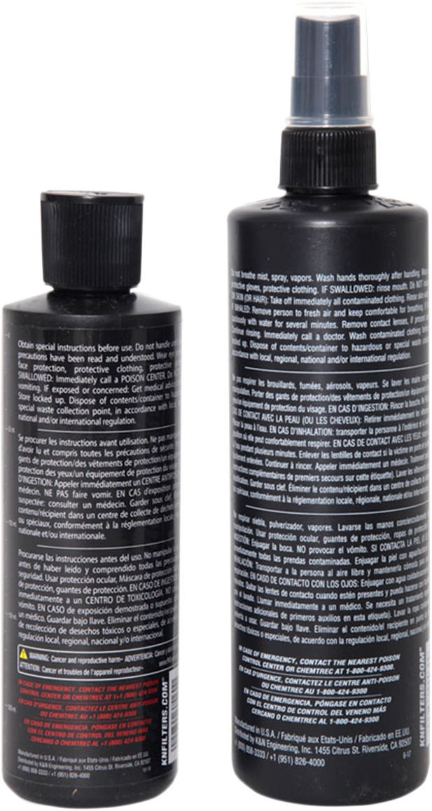 K&N 99-5050BK Black Air Filter Care Kit Motocross Part | Moto-House MX