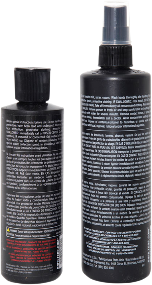 K&N 99-5050BK Black Air Filter Care Kit Motocross Part | Moto-House MX
