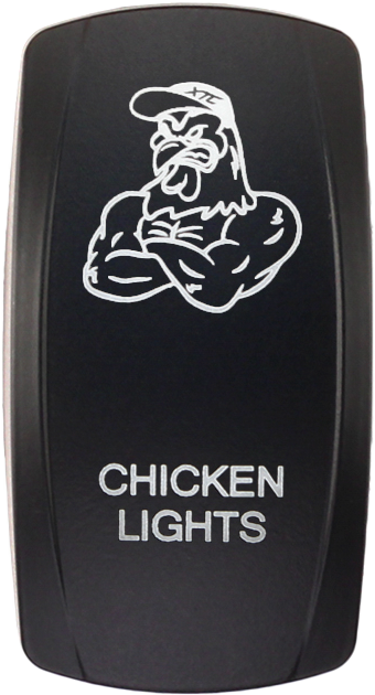 XTC Power Products SW00-00141045 2020s Honda CRF250L/450L Dash Switch Rocker Face Chicken Lights