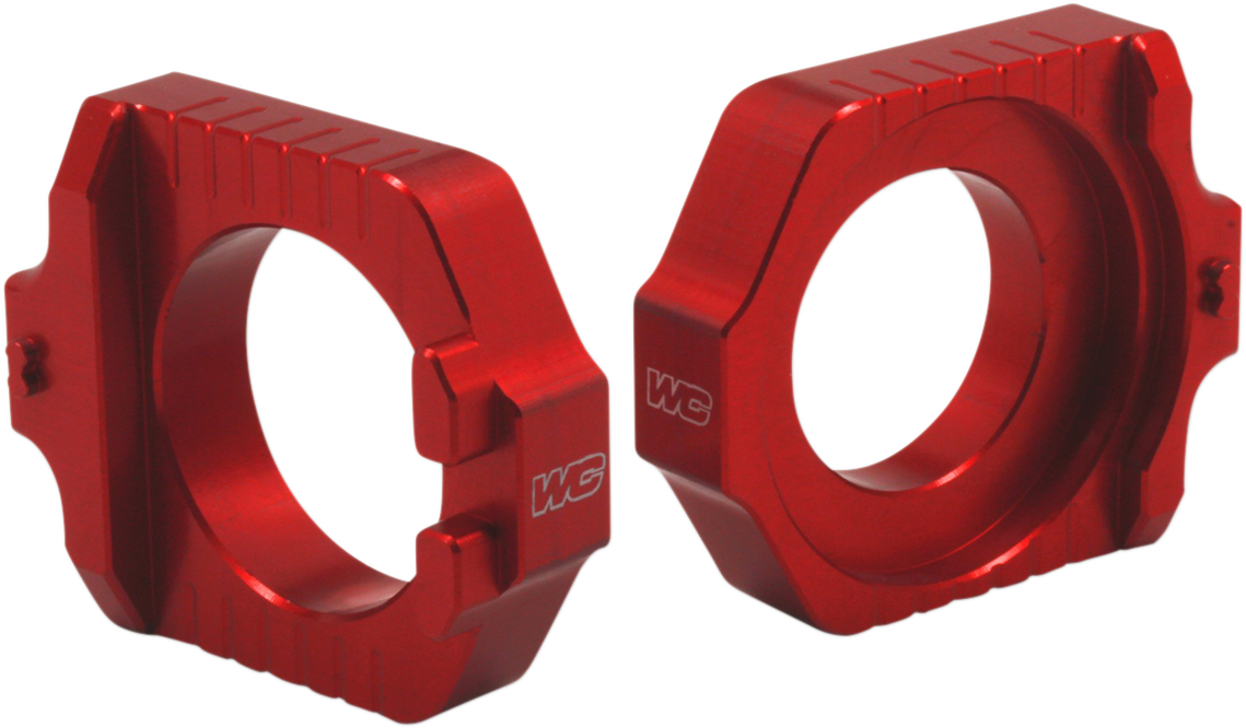 WORKS CONNECTION Elite Axle Block Kit 17-255 for Motocross & Off-Road Vehicles