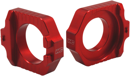WORKS CONNECTION Elite Axle Block Kit 17-255 for Motocross & Off-Road Vehicles