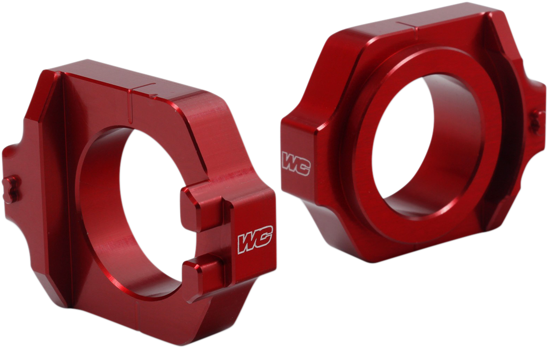 WORKS CONNECTION Elite Axle Block 17-205 for Honda Off-Road & Motocross