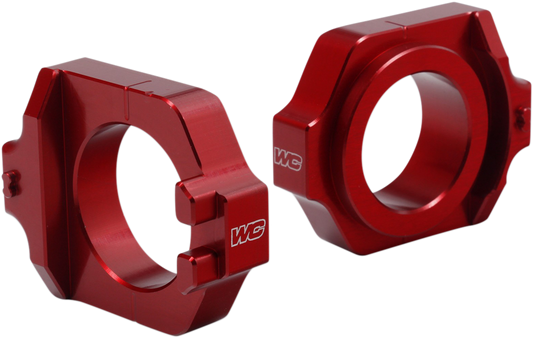 WORKS CONNECTION Elite Axle Block 17-205 for Honda Off-Road & Motocross