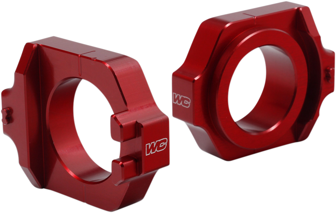 WORKS CONNECTION Elite Axle Block 17-225 for Honda Off-Road & Motocross