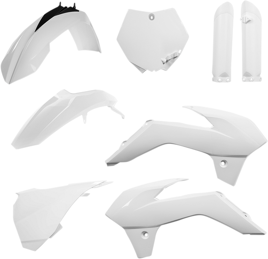 Acerbis 2314340002 Full Replacement Plastic Kit White for 2013-2017 KTM 85 SX