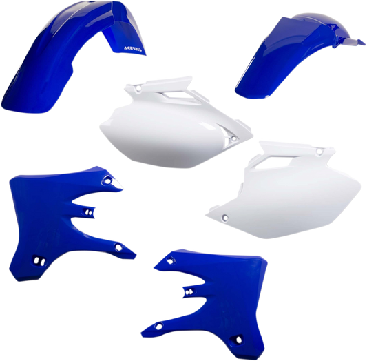 Acerbis 2041200206 Standard Replacement Plastic Kit in Blue and White for 2005 Yamaha WR250F and WR450F