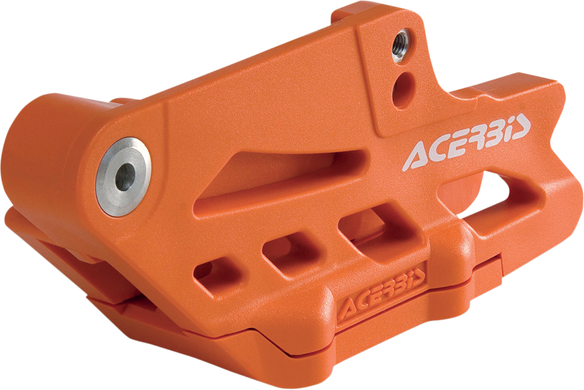 Acerbis 2284560036 Complete Chain Guide Block Orange for KTM 250/300/EXC, Gas Gas, Husqvarna, Sherco