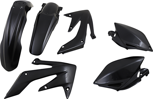 Acerbis 2041040001 Standard Body Plastic Kit in Black for 2006-2009 Honda CRF250R motorcycles