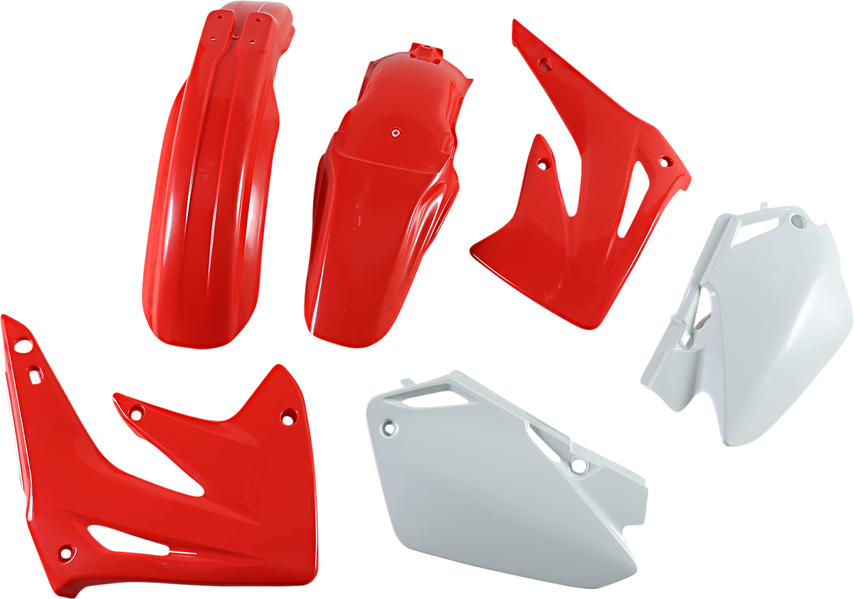 Acerbis 2040940245 Standard Replacement Body Kit in OEM Red and White for 2003-2007 Honda CR85R