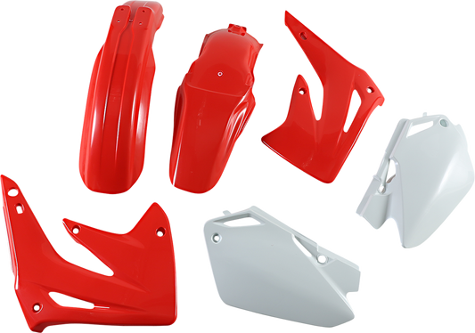 Acerbis 2040940245 Standard Replacement Body Kit in OEM Red and White for 2003-2007 Honda CR85R