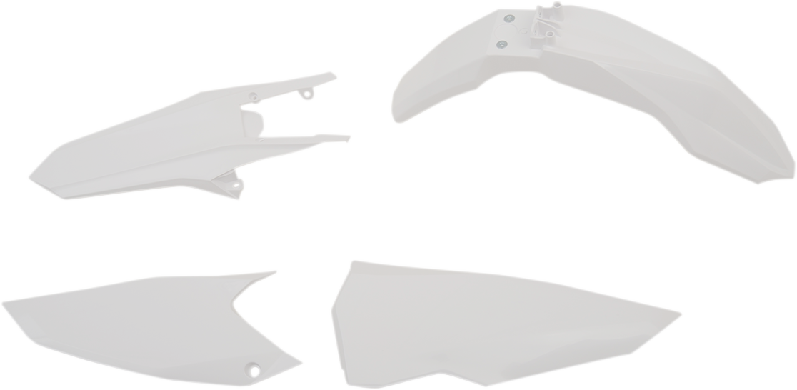 Acerbis 2403075135 Standard Body Plastic Kit White and Dark Blue for 2015-2016 Husqvarna